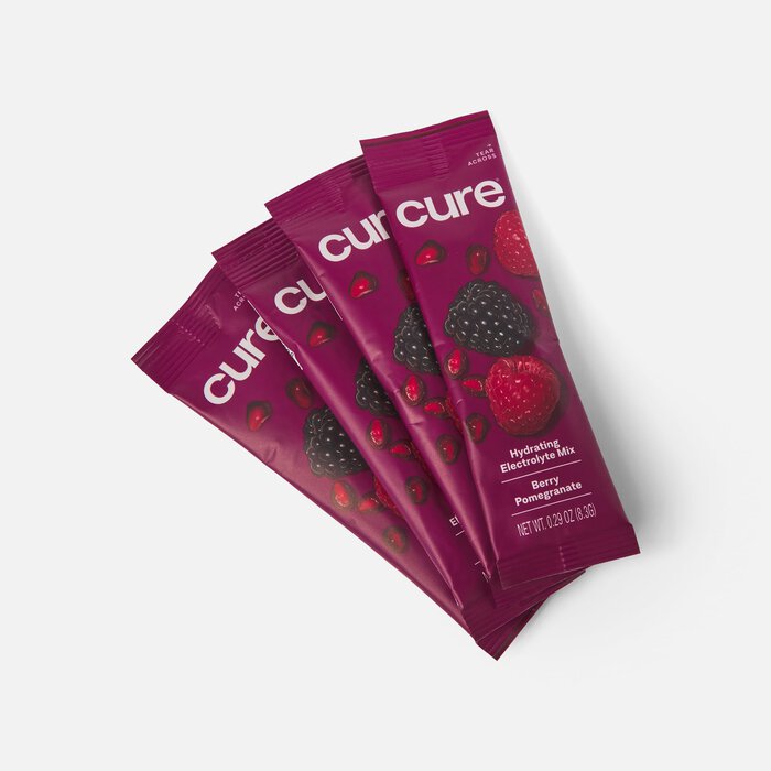 Cure Hydrating Electrolyte Drink Mix Pouches, 14 ct., , large