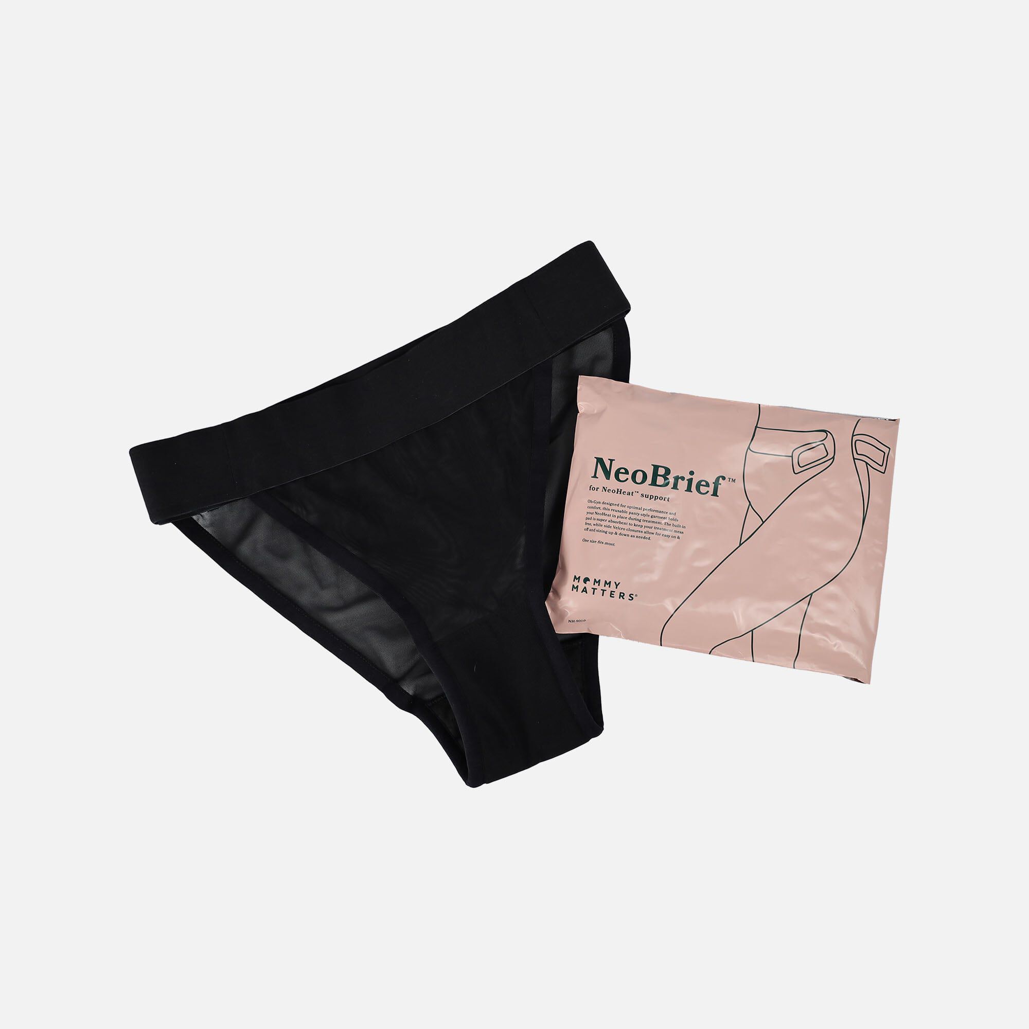 Mommy Matters NeoBrief Garment for NeoHeat Support, Black, One Size, , large