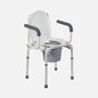 DMI® Steel Drop-Arm Bedside Commode, , large image number 0