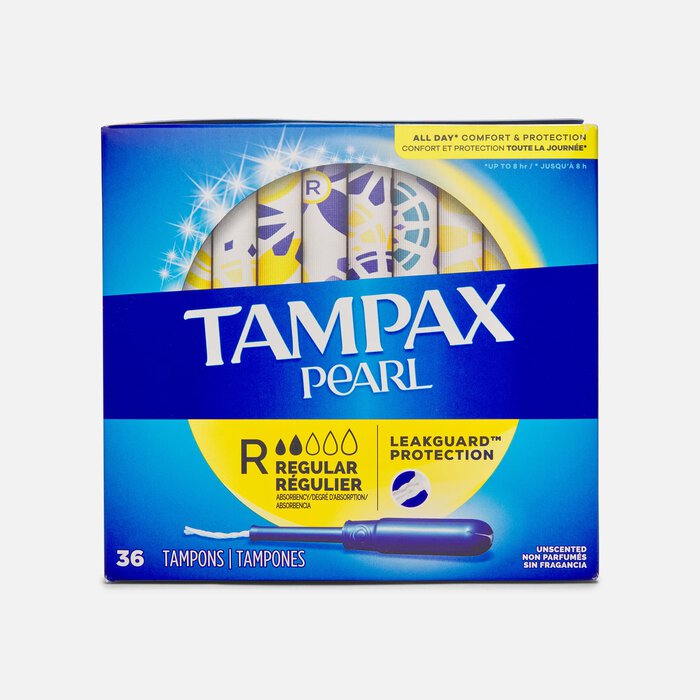Tampax Pearl Tampons, Regular, 36 ct., , large