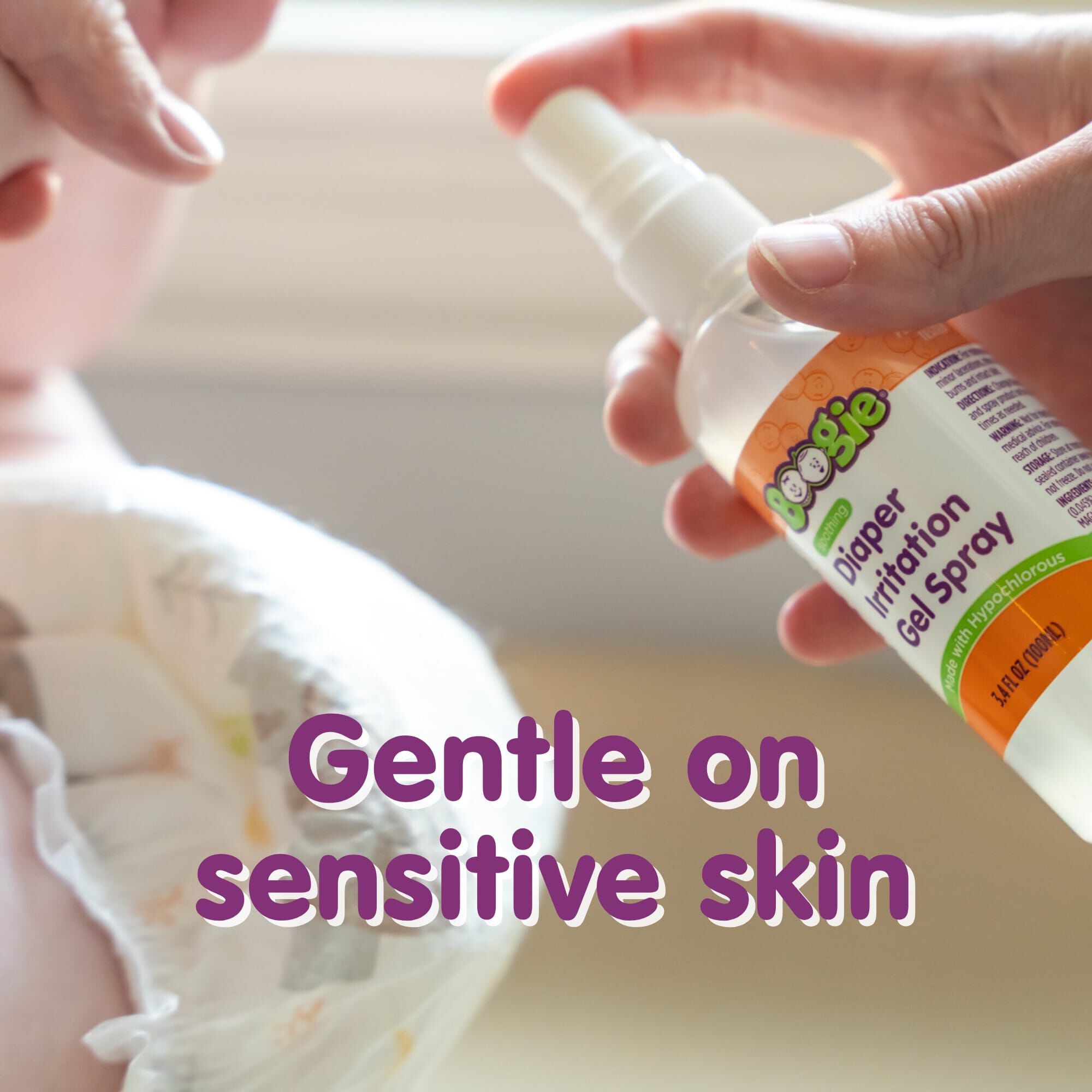 Boogie® Diaper Irritation Gel Spray, 3.4 fl. oz., , large