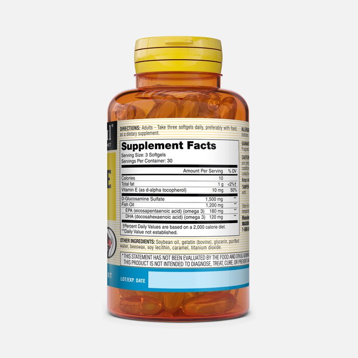 Mason Vitamins Natural Glucosamine & Fish Oil Softgels, 90 ct., , large