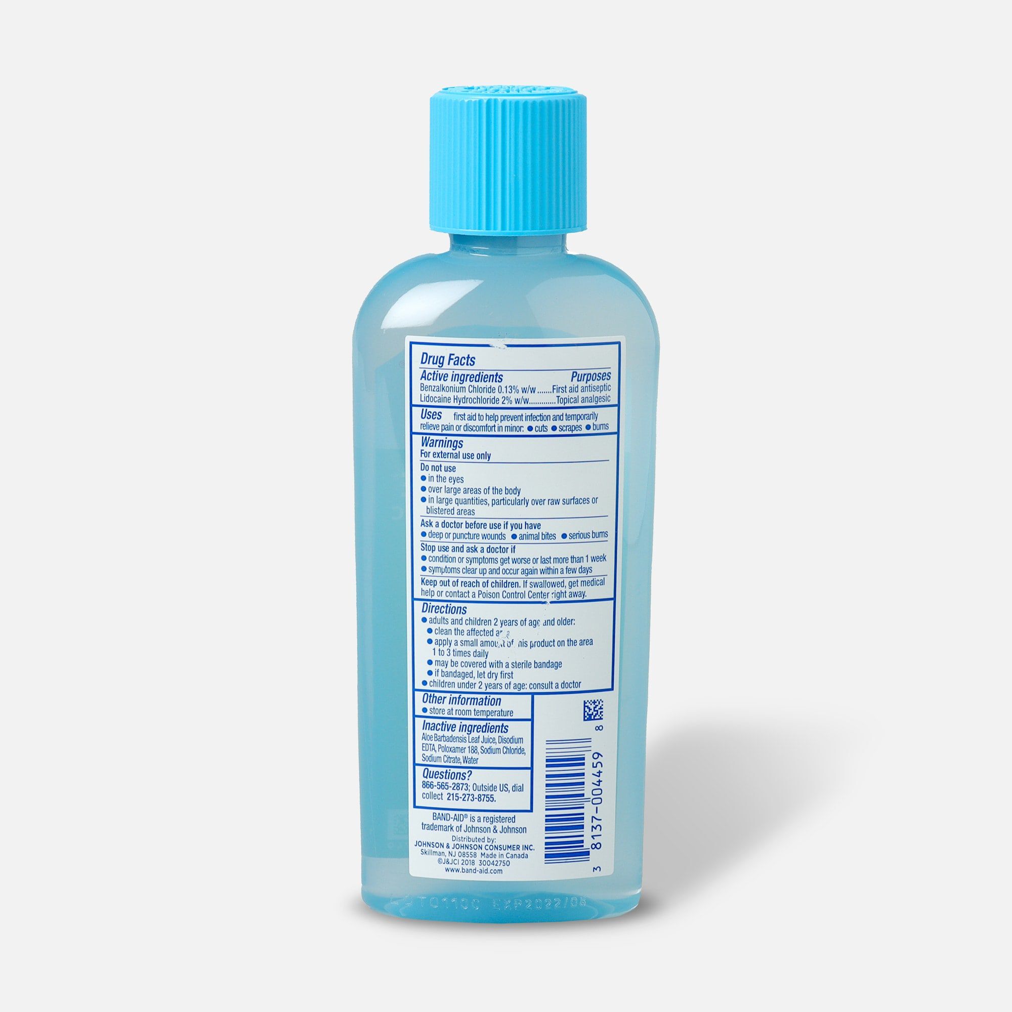BAND-AID® Antiseptic Wash, Hurt-Free, 6 fl oz., , large