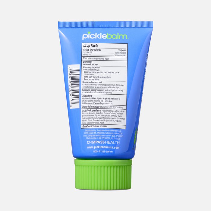Picklebalm Cream With Lidocaine, Menthol, Arnica, and Cucumber Seed, 4 oz., , large