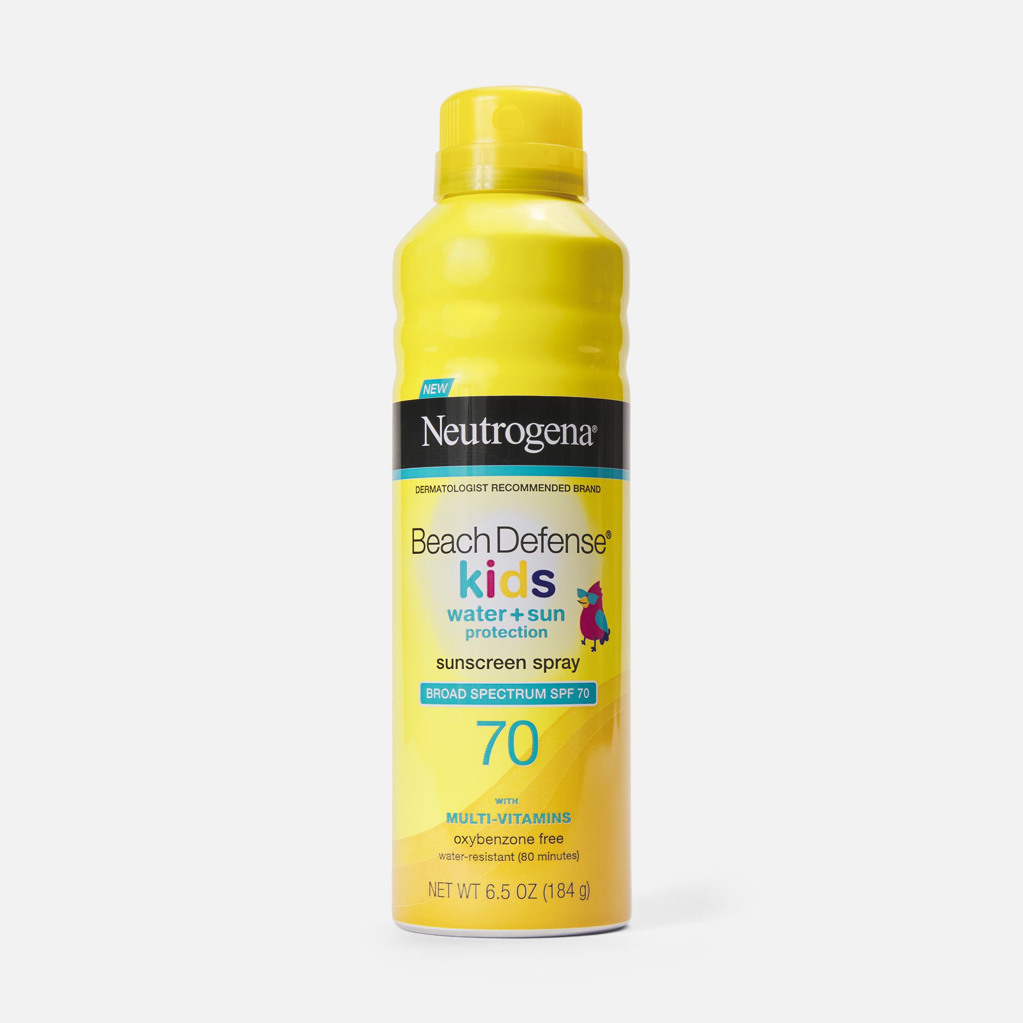 Neutrogena Beach Defense Kids Sunscreen Spray, SPF 70, 6.5 oz., , large