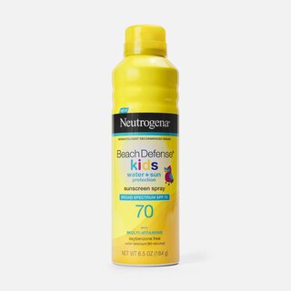 Neutrogena Beach Defense Kids Sunscreen Spray, SPF 70, 6.5 oz.