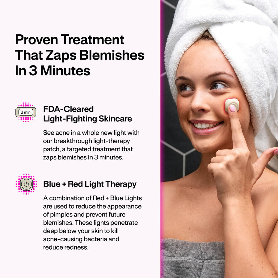 l.a.b. Acne Light Therapy Patch, 60 Uses (2-Pack), , large image number 1