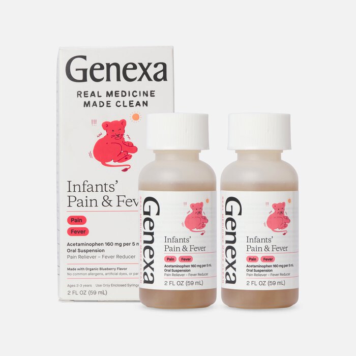 Genexa Infant's Pain & Fever Oral Suspension, 2 oz. (2-Pack), , large