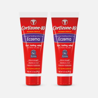 Cortizone 10 Intensive Healing Lotion, Eczema and Itchy, Dry Skin, 3.5 oz. (2-Pack)