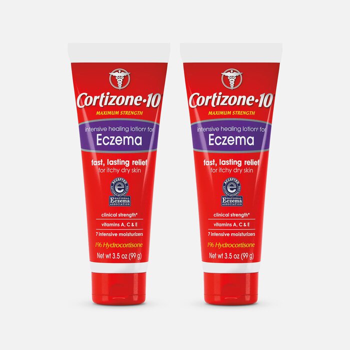 Cortizone 10 Intensive Healing Lotion, Eczema and Itchy, Dry Skin, 3.5 oz. (2-Pack), , large