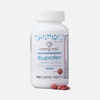 Caring Mill™ Ibuprofen 200mg Tablets, 500 ct.