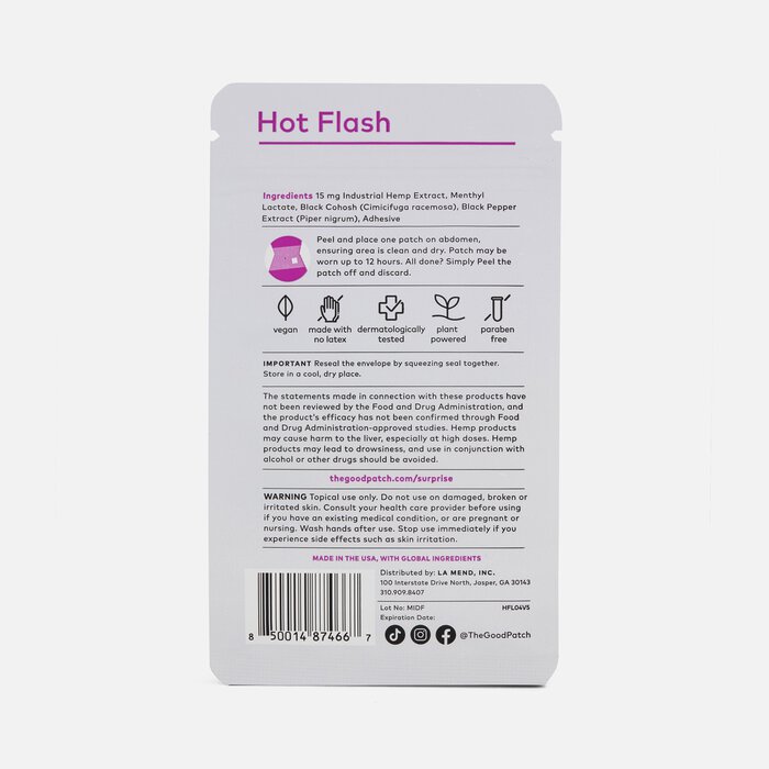 The Good Patch® Hot Flash - Wellness Patch, 4 ct., , large