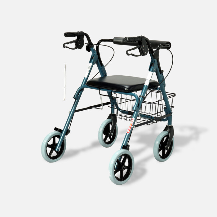 Guardian Envoy 480 Delux Rolling Walker, Blue, large
