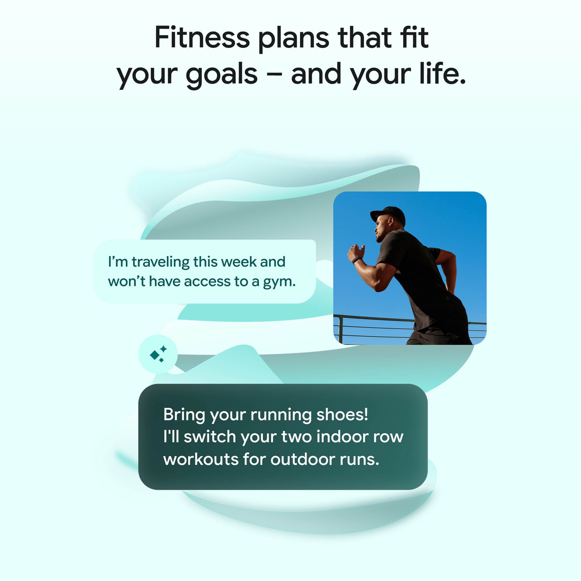 Google Fitbit Air, Screenless Fitness and Health Tracker, One Size, Obsidian, large