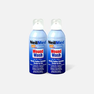 NeilCleanse Wound Wash Saline Spray 6 oz. (2-Pack), , large