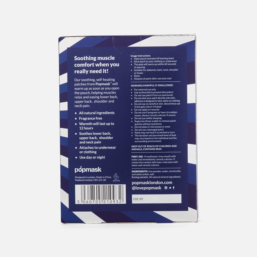 POPMASK Bare Hug Self-Heating Patches, 3 ct., , large image number 3