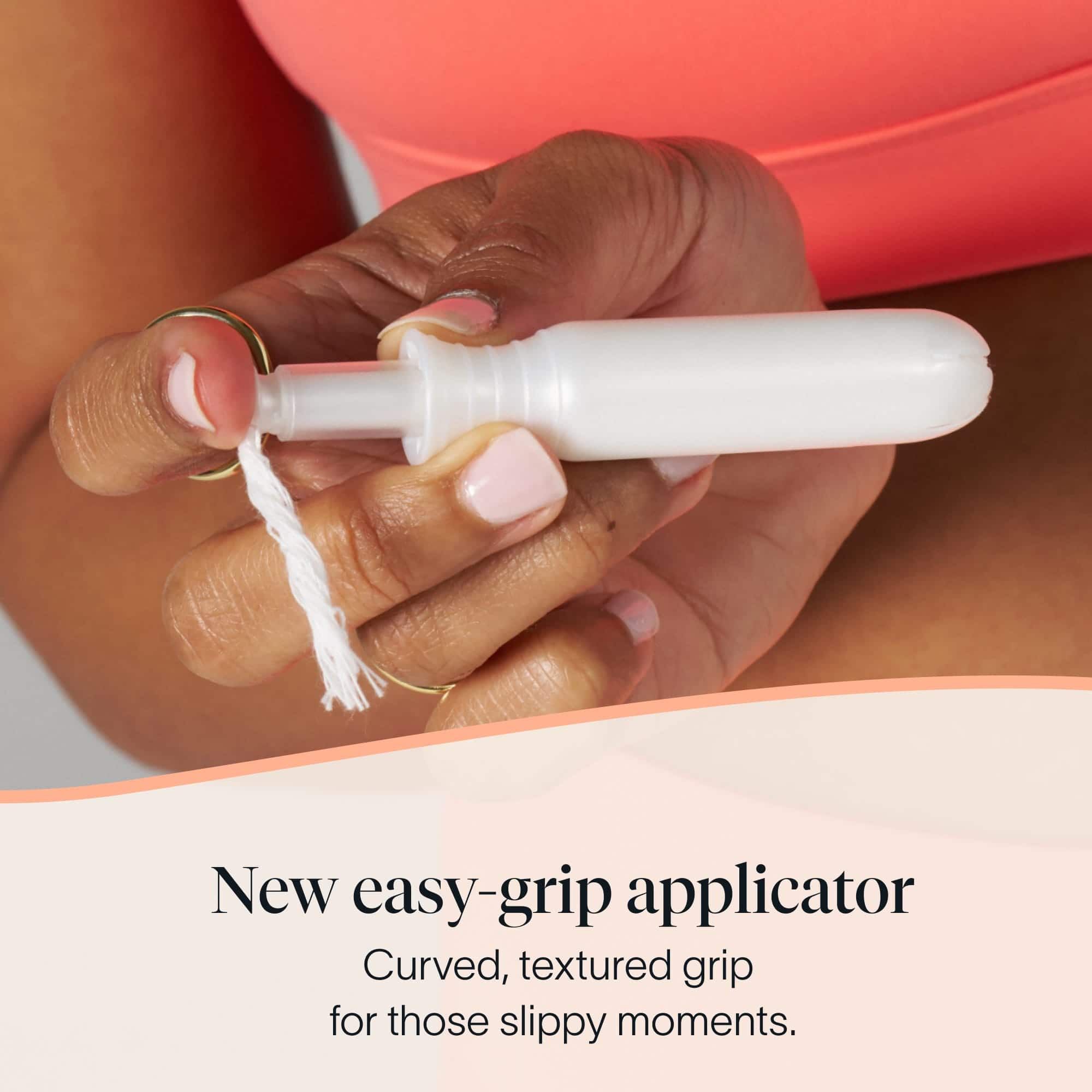 Cora Organic Cotton Applicator Tampons, Regular/Super, 32 ct., , large