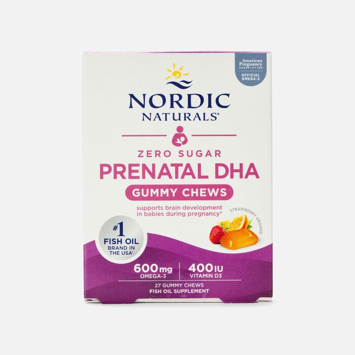 Nordic Naturals Zero Sugar Prenatal DHA Gummy Chews, 27 ct., , large