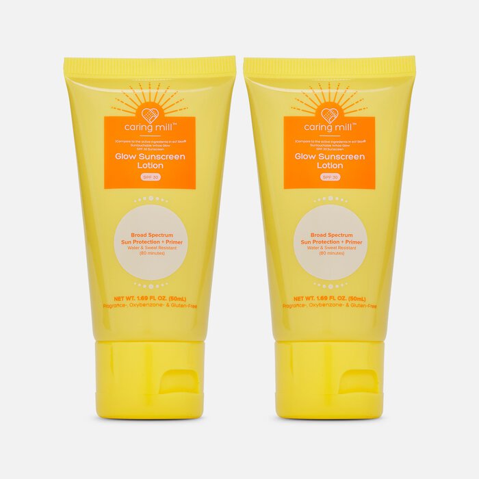 Caring Mill™ Glow Sunscreen Lotion, SPF 30, 1.69 oz. (2-Pack), , large