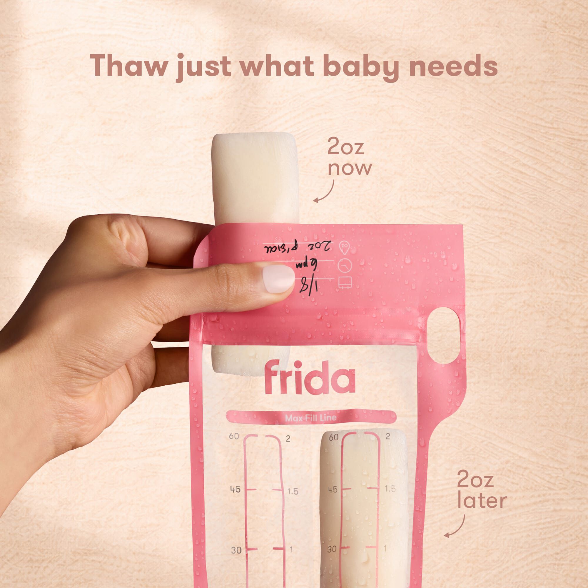 Frida Mom Portion + Pour Milk Bags, Variety Pack, 100 ct., , large