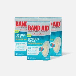BAND-AID® Hydro Seal Adhesive Bandages for Heel Blisters, 6 ct. (3-Pack)