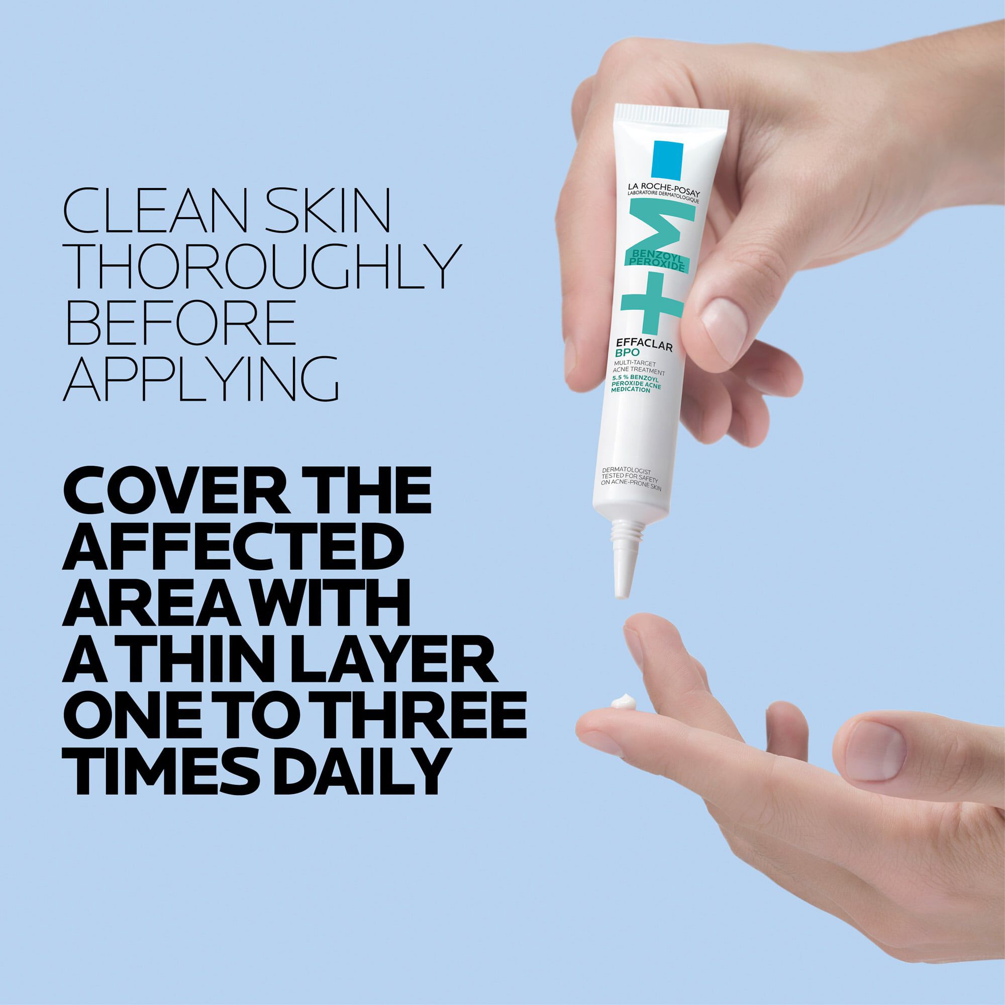 La Roche-Posay Effaclar BPO Multi-Target Acne Treatment, 0.67 fl. oz., , large