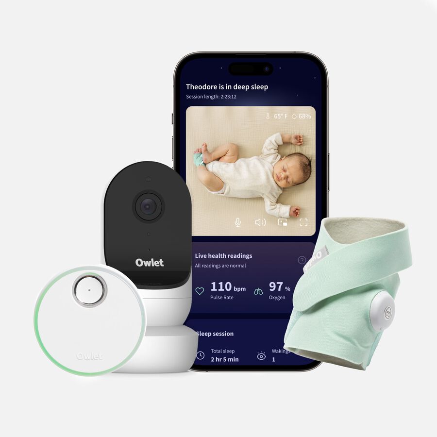 Owlet Cam 2 & Dream Sock Duo, , large image number 1