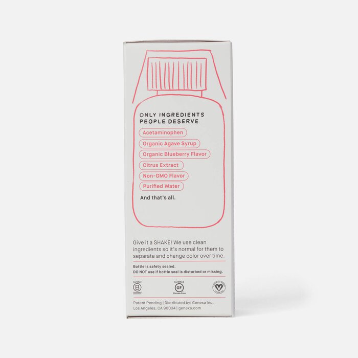Genexa Kid's Pain & Fever Acetaminophen Oral Suspension, 4 oz., , large