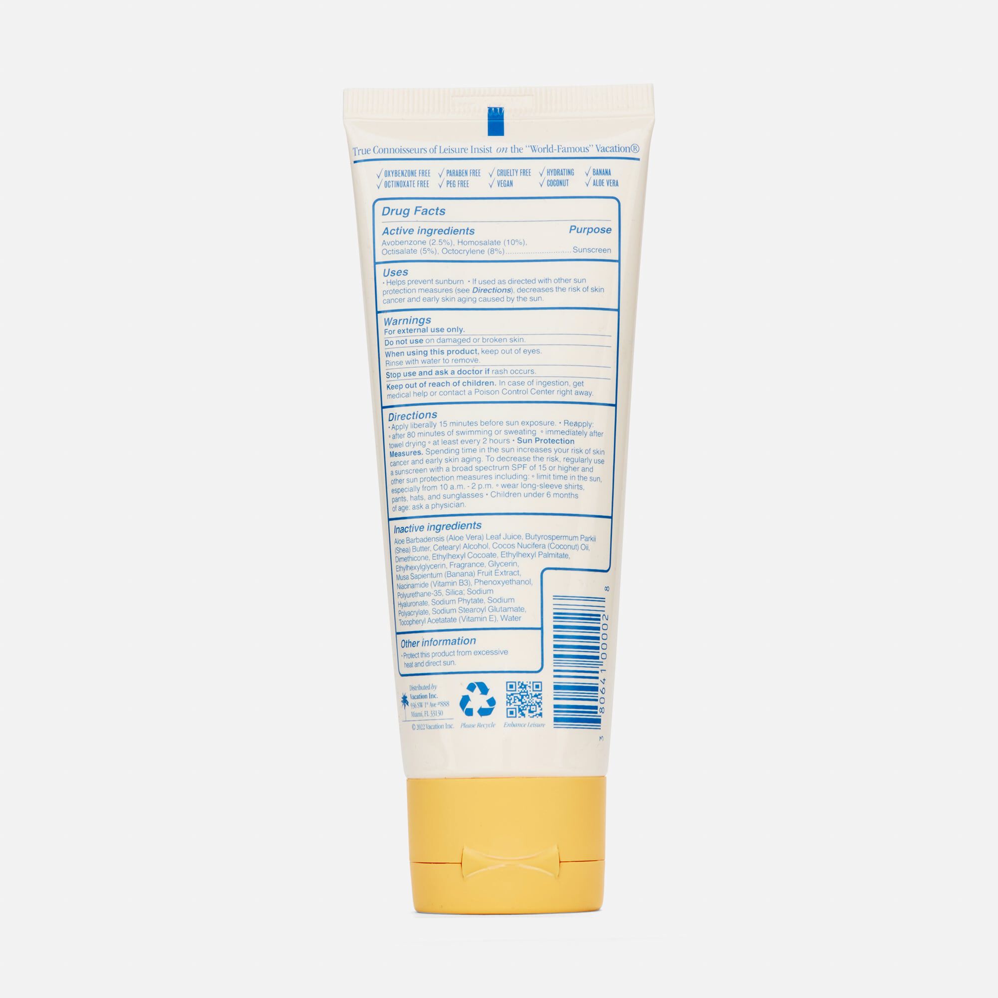 Vacation Classic Sunscreen Lotion, 3.4 oz., , large