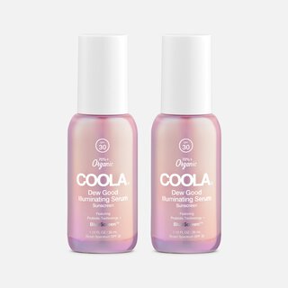 COOLA Dew Good Illuminating Serum Sunscreen with Probiotic Technology - SPF 30, 1 oz. (2-Pack), , large