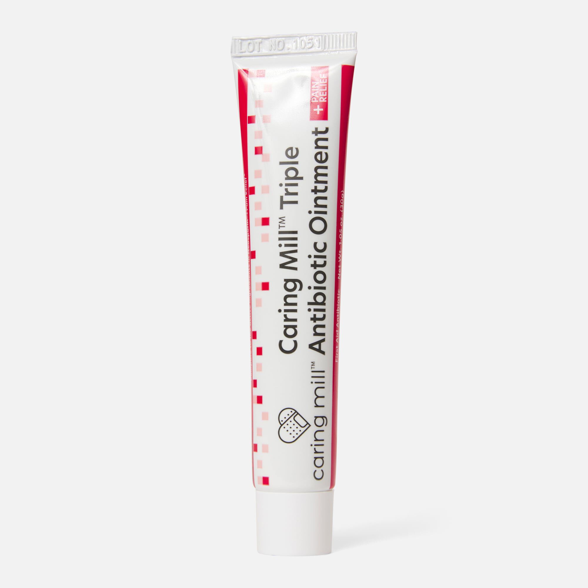 Caring Mill™ 3x Antibiotic Ointment Plus Pain Relief 1 oz., , large