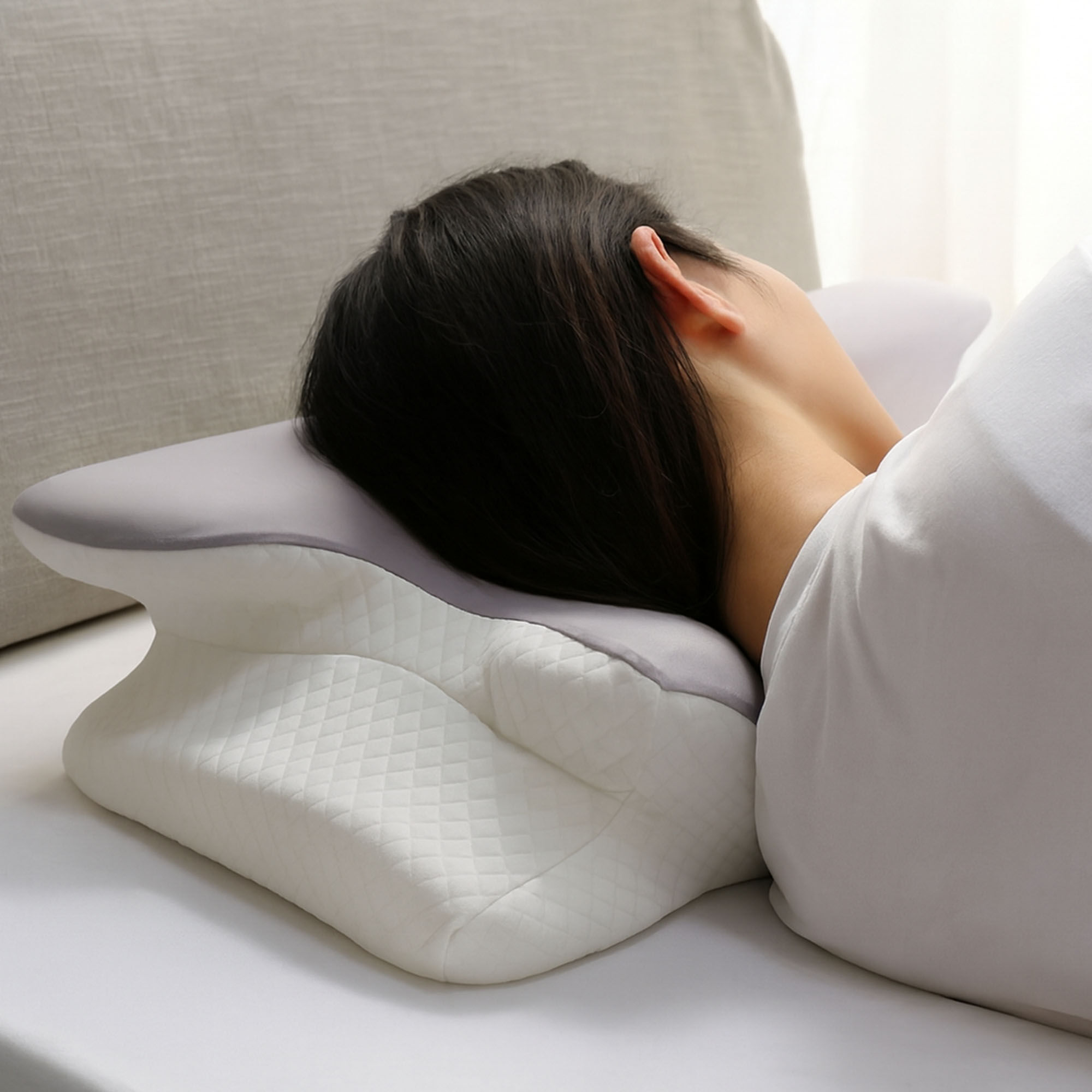 Caring Mill™ Cervical Neck & Shoulder Pillow with Acid Reflux Relief, , large