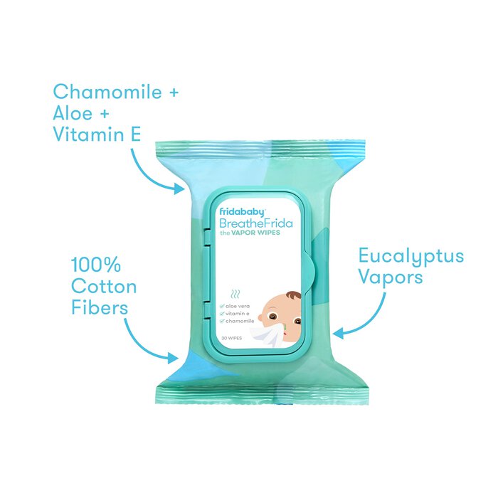 Frida Baby BreatheFrida Vapor Wipes for Nose or Chest, , large