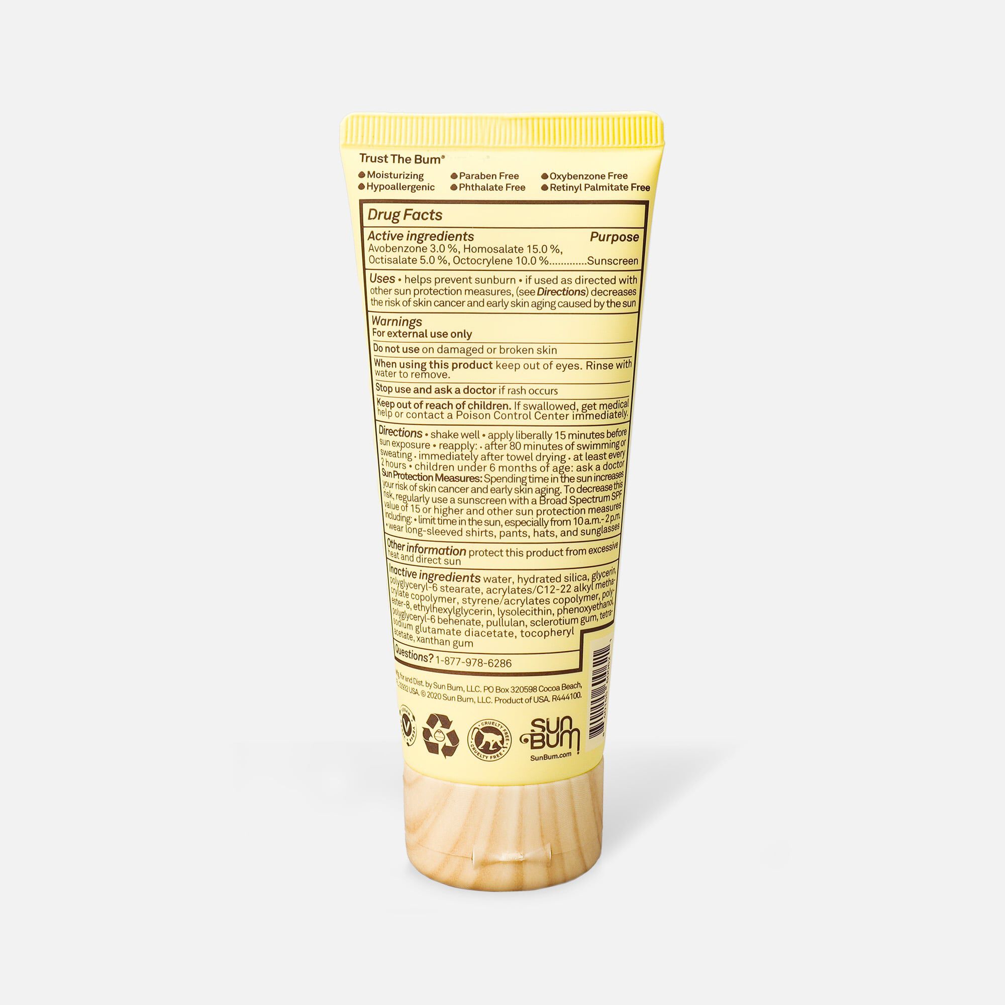 Sun Bum Face Lotion, SPF 70, 3 oz., , large