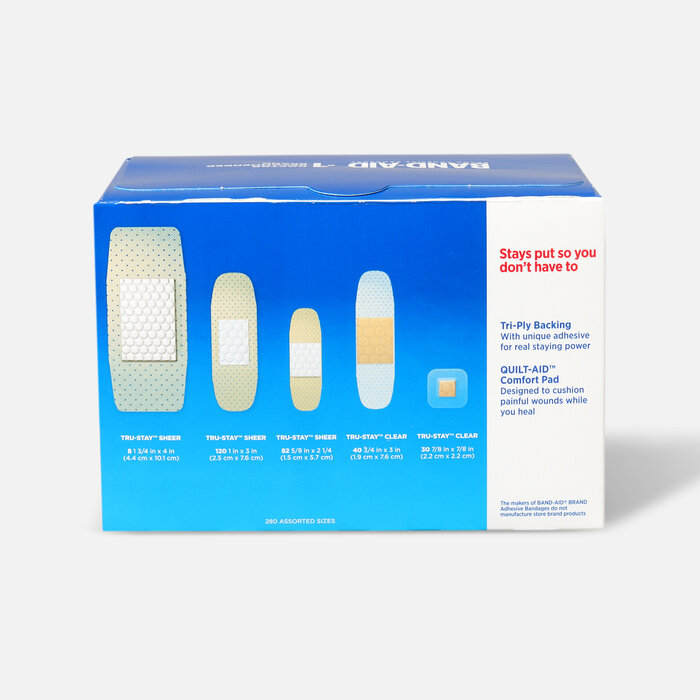 BAND-AID® Family Pack Assorted Adhesive Bandages, 280 ct., , large