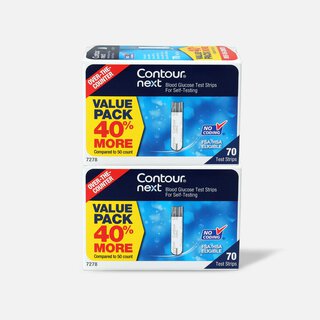 Bayer Contour Next Blood Glucose Test Strip - 70 ct. (2-Pack), , large