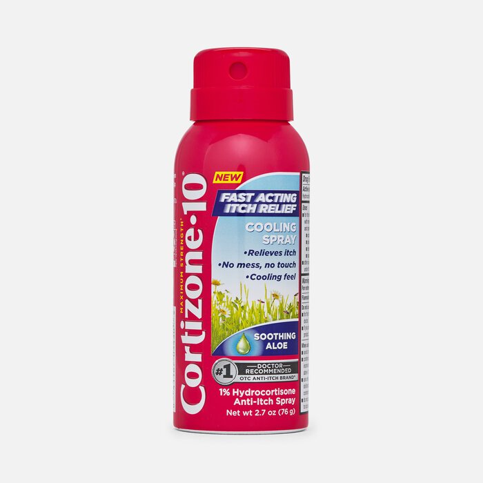 Cortizone 10 Maximum Strength Cooling Hydrocortisone Anti-Itch Spray, 2.7 oz., , large