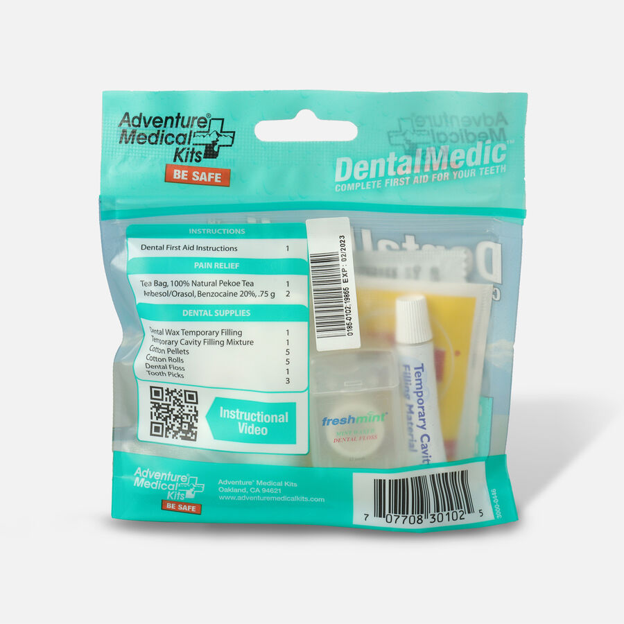 Adventure Medical Dental Medic Travel First Aid Kit with Cavity-Filler, 22 pc., , large image number 1