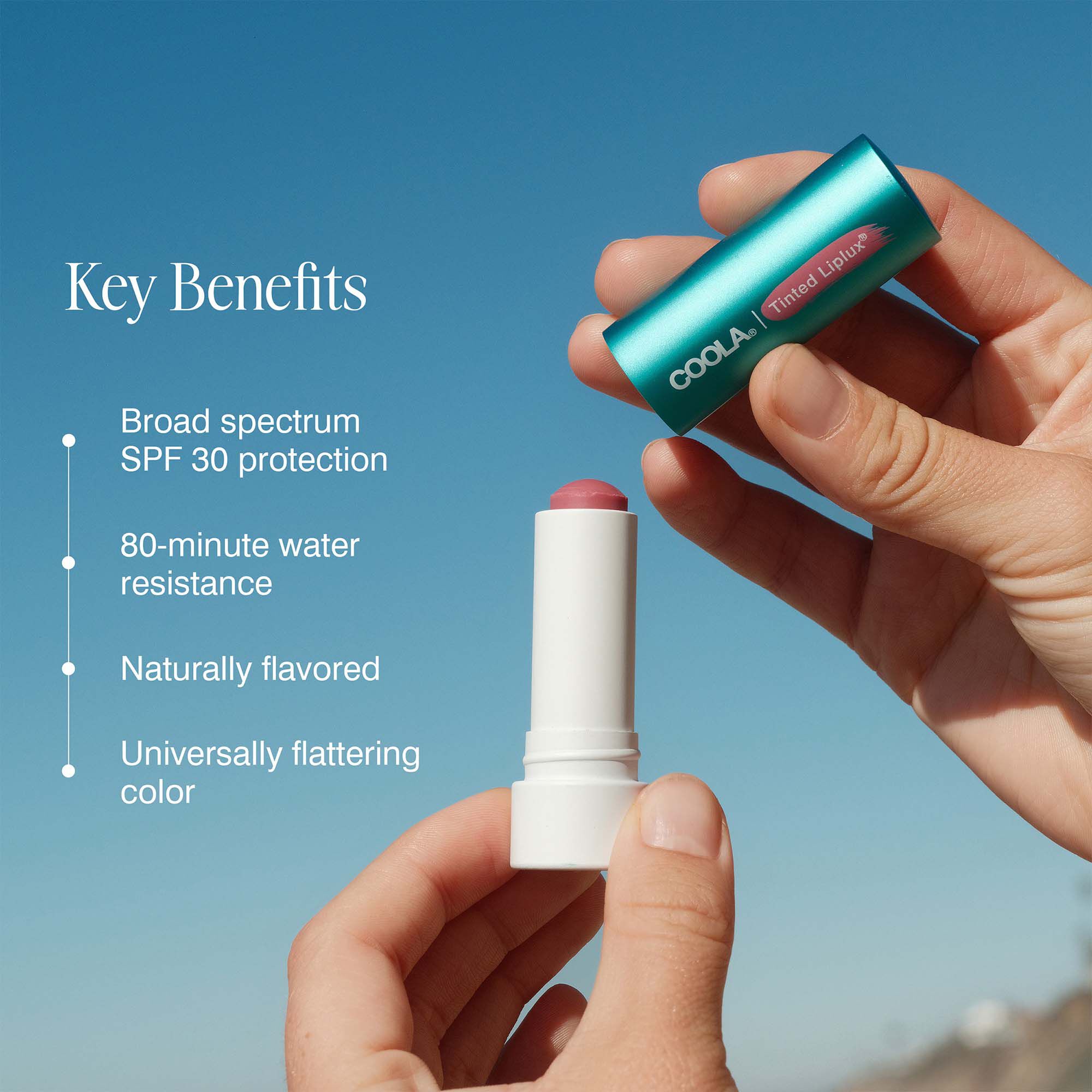 COOLA Tinted Classic Liplux, SPF 30, .15 oz., , large