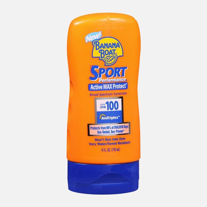 Banana Boat Sport Performance Broad Spectrum Sunscreen Lotion, SPF 100, 4 fl oz., , large
