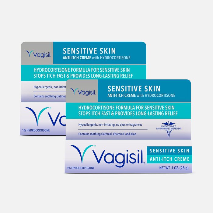Vagisil Sensitive Skin Anti-Itch Creme, 1 oz. (2-Pack), , large