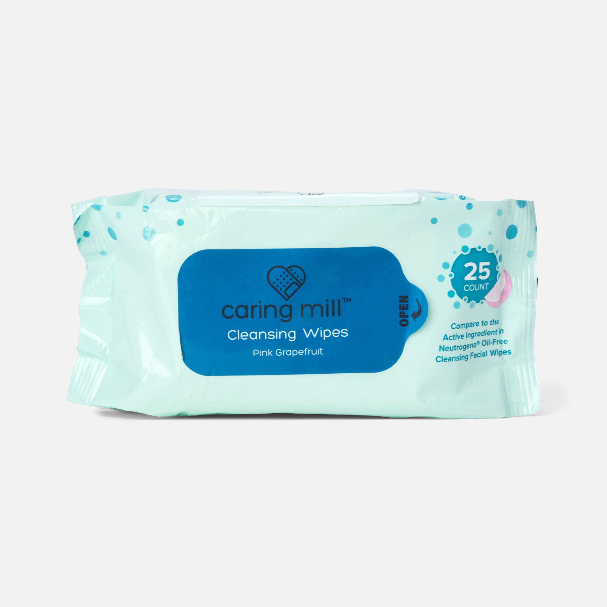 Caring Mill™ Acne Treatment Facial Cleansing Wipes, 25 ct. (2-Pack), , large
