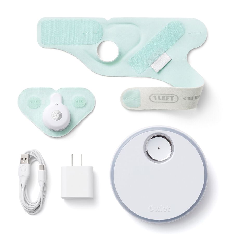 Owlet Dream Sock Baby Monitor, Mint, Mint, large image number 5