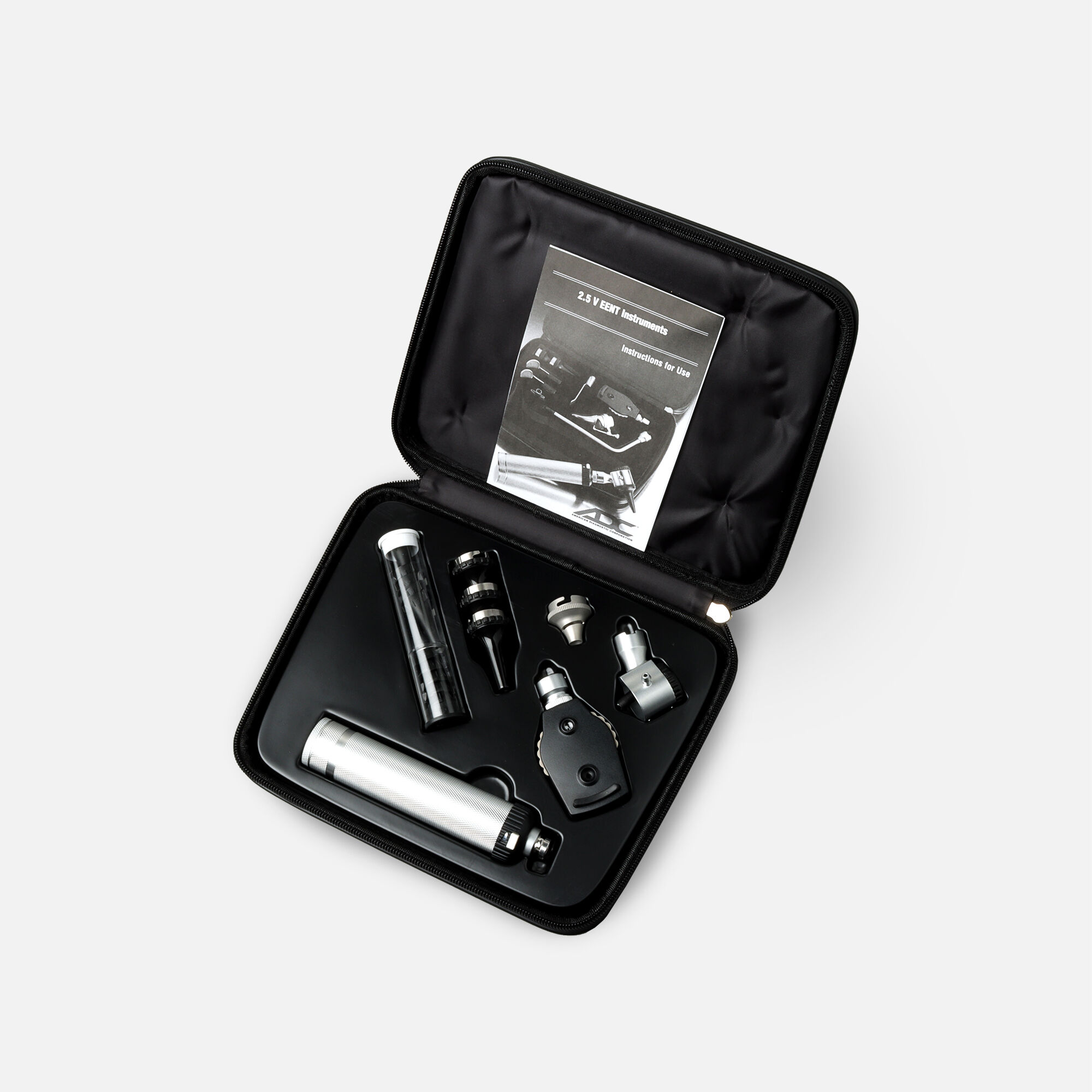 Otoscope Ophthalmoscope Diagnostic Set, 2.5V, , large