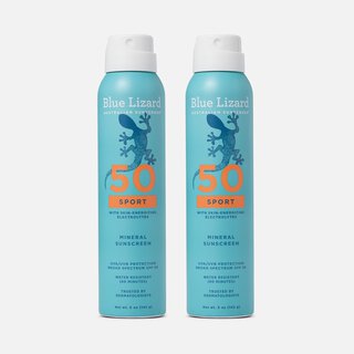 Blue Lizard Sport Mineral Sunscreen Spray, SPF 50, 5 oz. (2 pack)