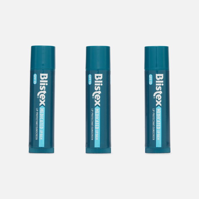Blistex Medicated Lip Balm, SPF 15, 0.15 oz. (3-Pack), , large