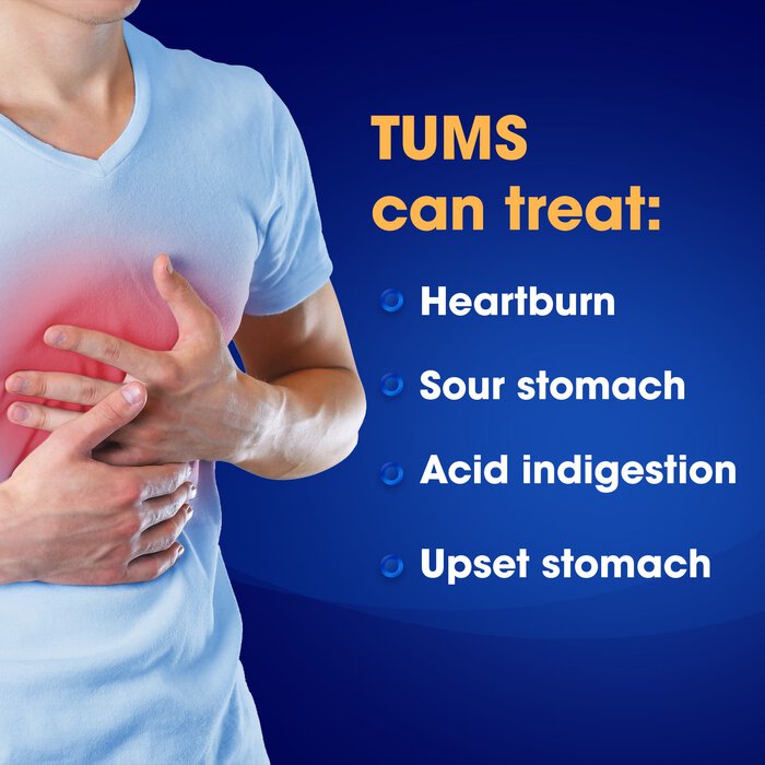 TUMS Ultra Strength Chewy Bites Cooling Sensation Antacid Chews, Fruit Fusion, 28 ct., , large