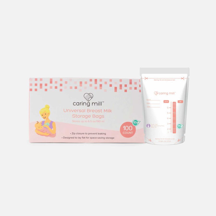Caring Mill&trade; Breast Milk Universal Storage Bags 100 ct., , large image number 0