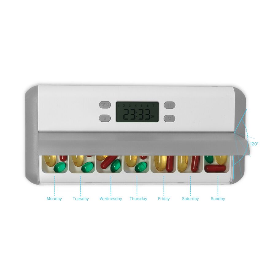 Caring Mill&trade; Smart Pill Dispenser with Alarm, , large image number 1