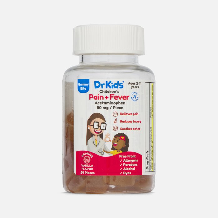 DrKids Children's Pain & Fever Acetaminophen Soft Chews, 80mg, 24 ct., , large